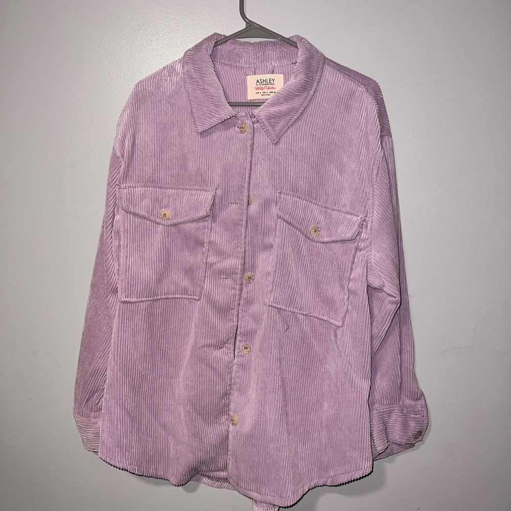 Purple Corduroy Jacket, size: Large